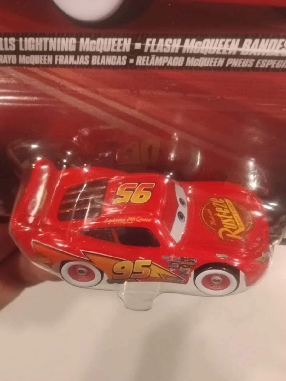 Disney Pixar Cars Lightning McQueen White Walls Tires